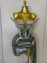 2025 Sparkly Gold Sequin Sexy Top Two Pieces Set Women Celebrate Party Birthday NightClub Performance Dancer Show Stage Outfit